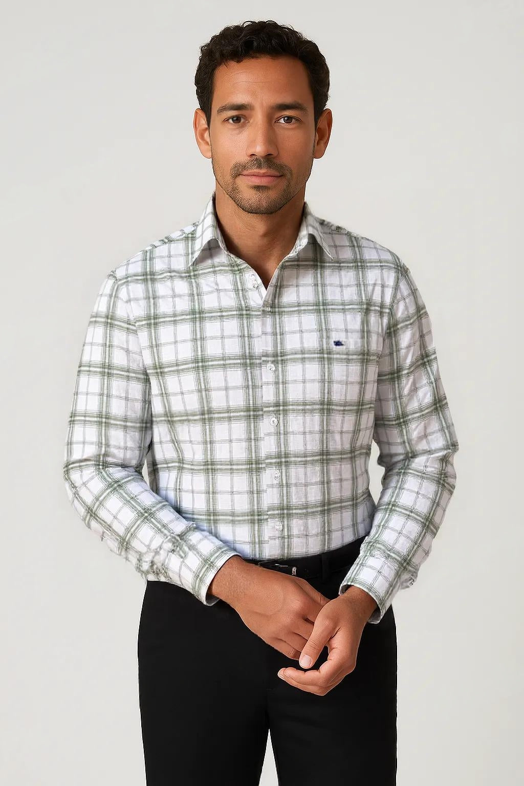 Poly Cotton Chex Shirt #41910