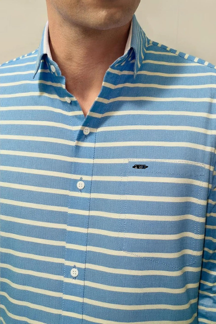 Cotton Striped Shirt #51430