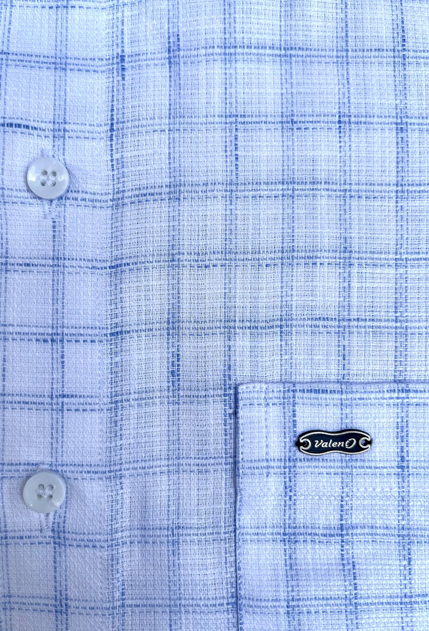 Linen Base Chex Shirt #41911