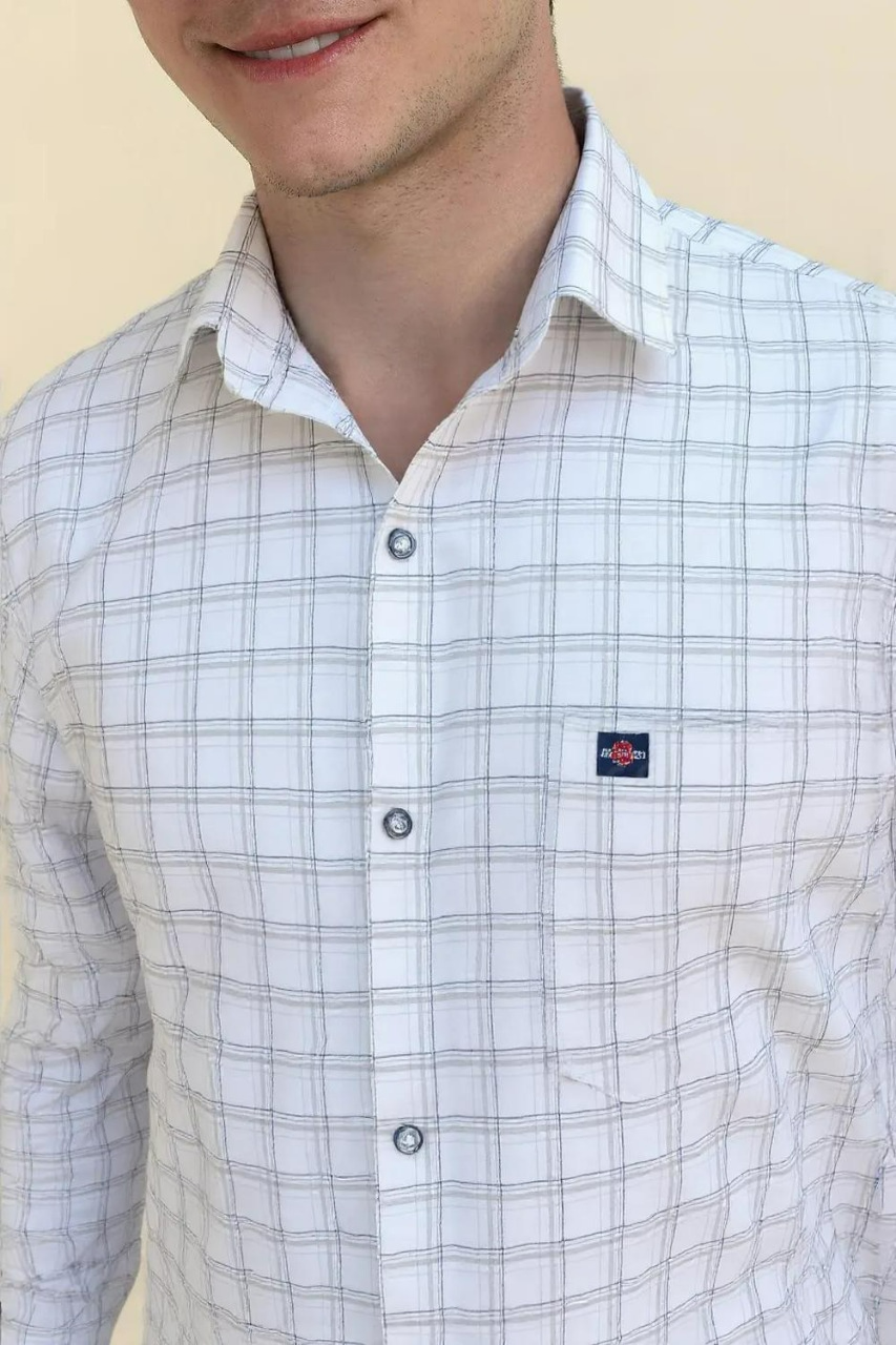 Poly Cotton Chex Shirt #41918