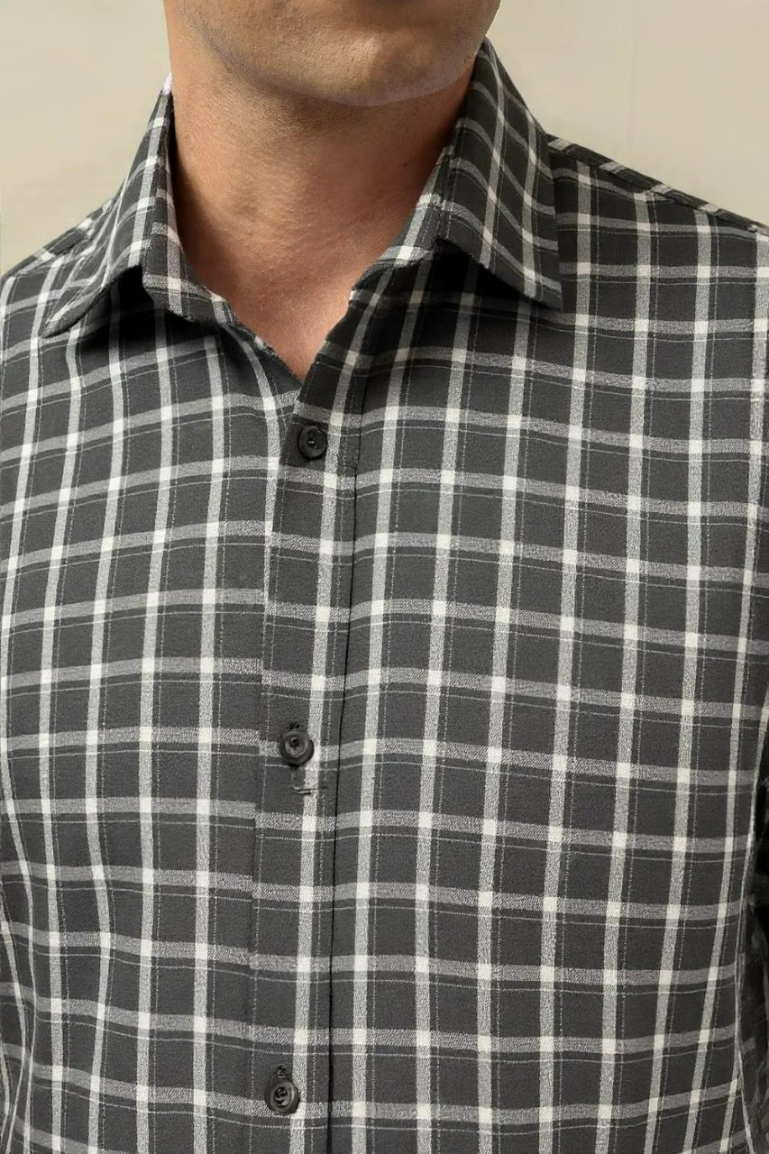 Poly Cotton Chex Shirt #41919