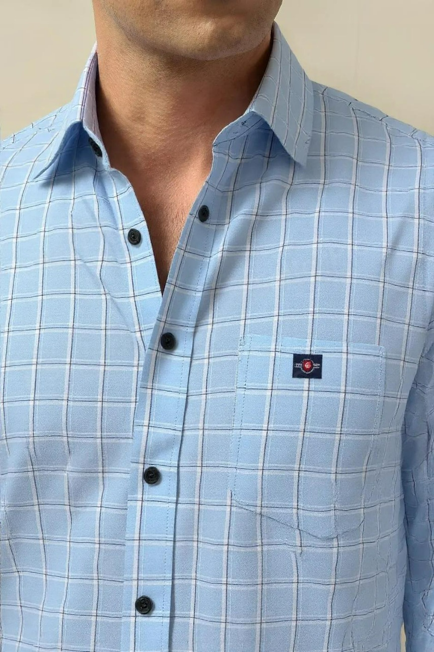 Poly-cotton Chex Shirt #41770