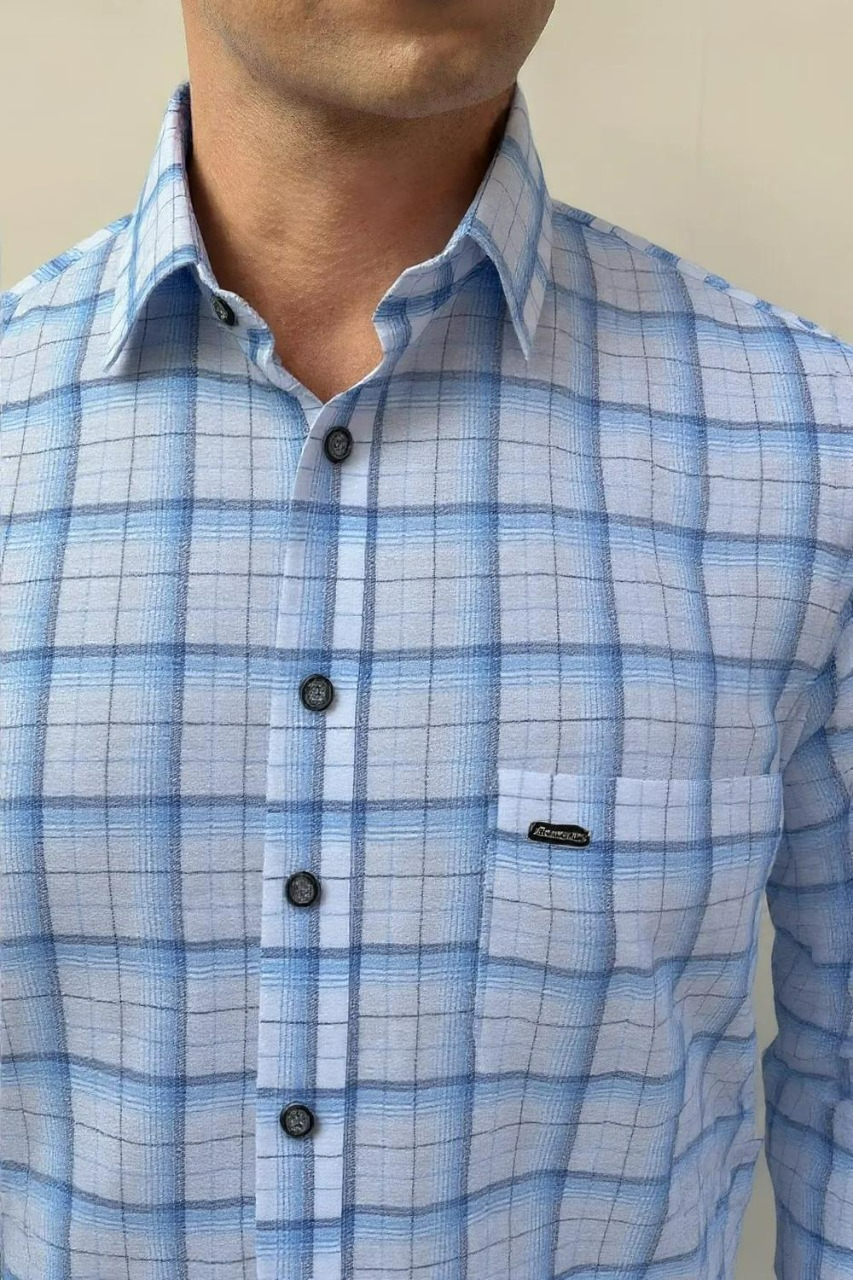 Poly-cotton Chex Shirt #41961