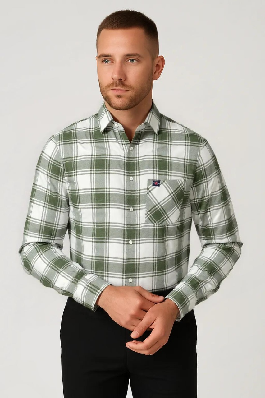 Cotton Chex Shirt #41279