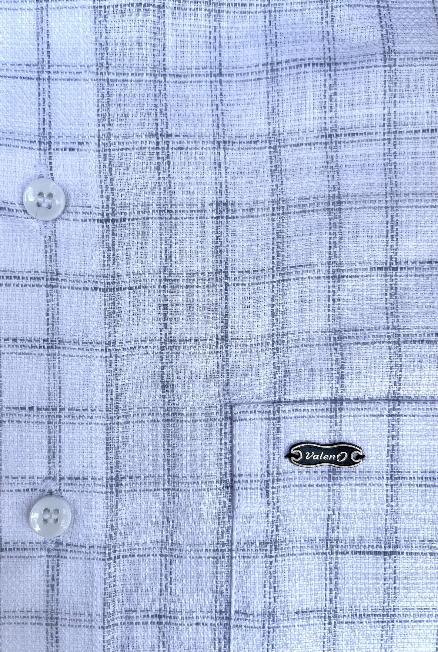 Linen Base Chex Shirt #41911