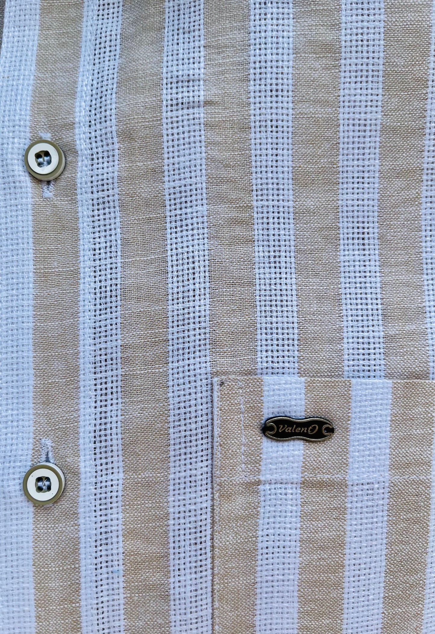 Linen Base Striped Shirt #61949
