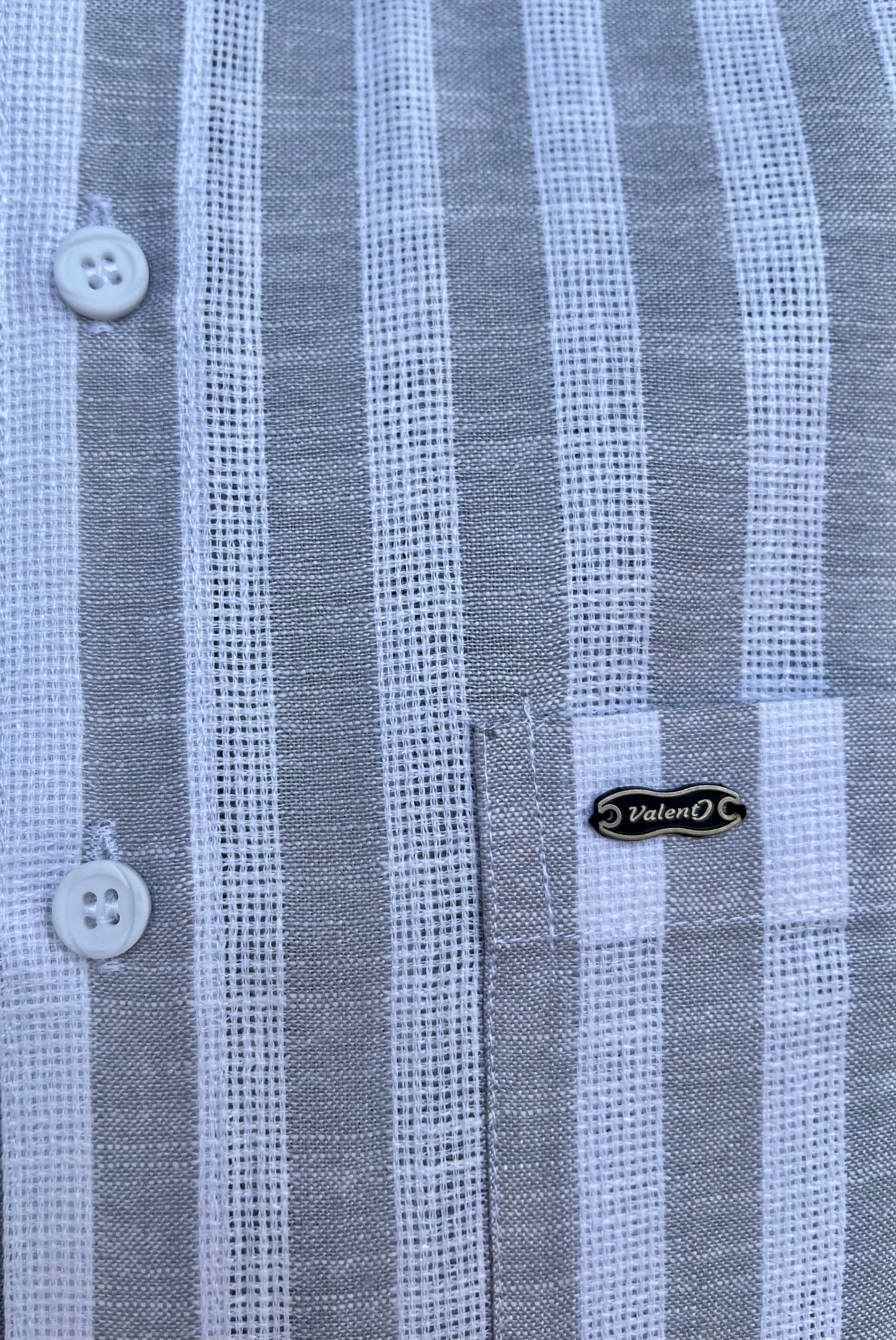 Linen Base Striped Shirt #61949