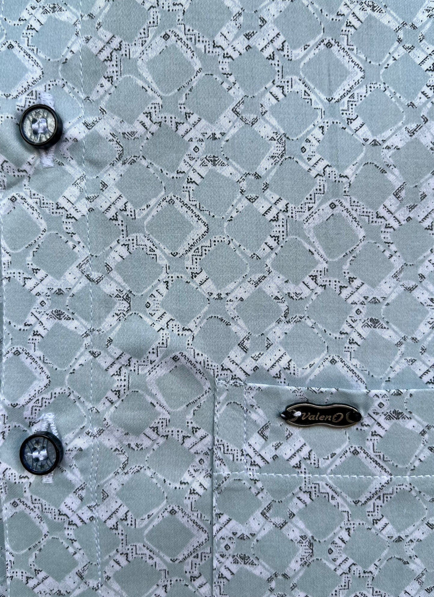 Satin Fine Printed Shirt #11972