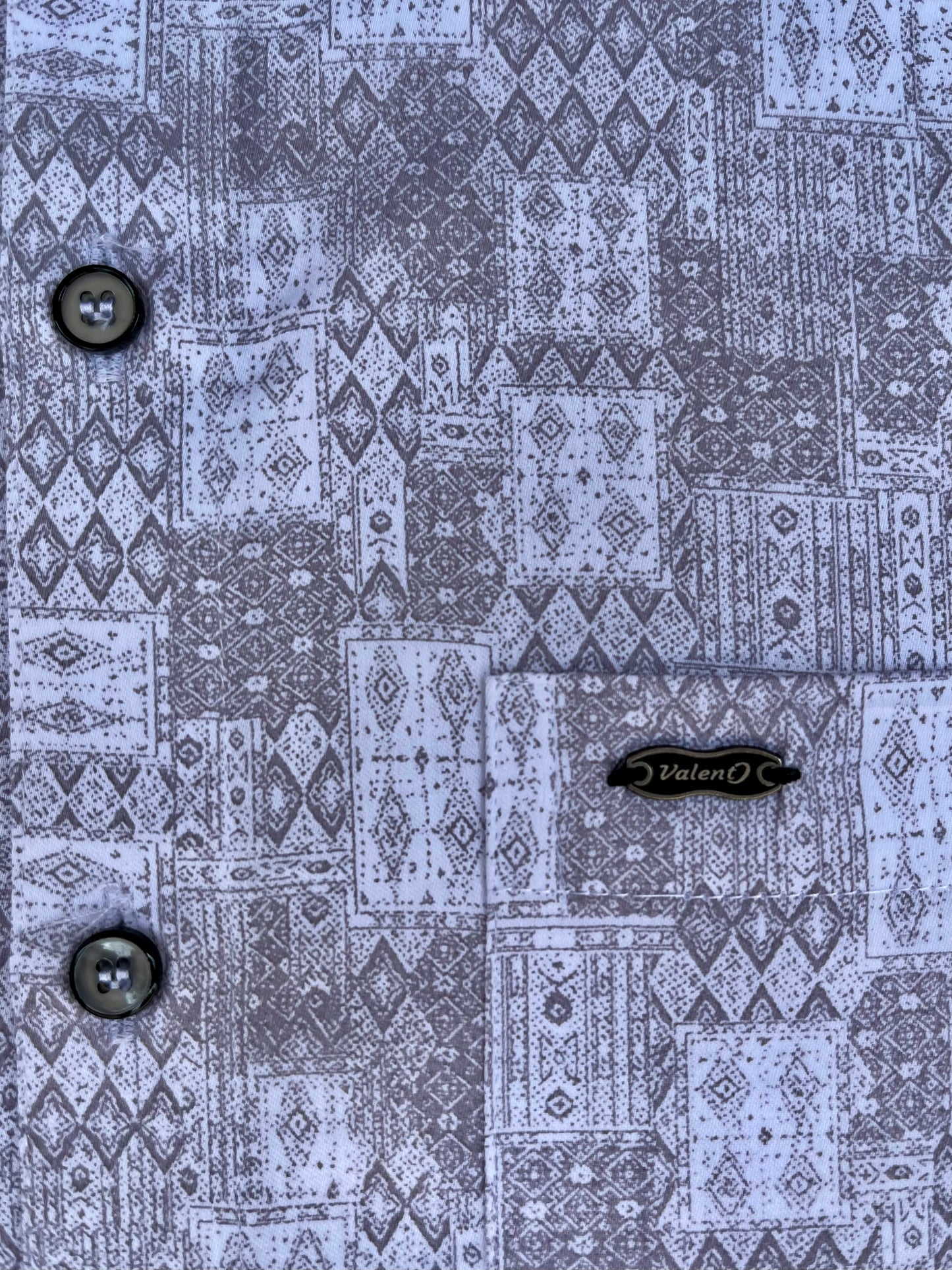Satin Fine Printed Shirt #11944