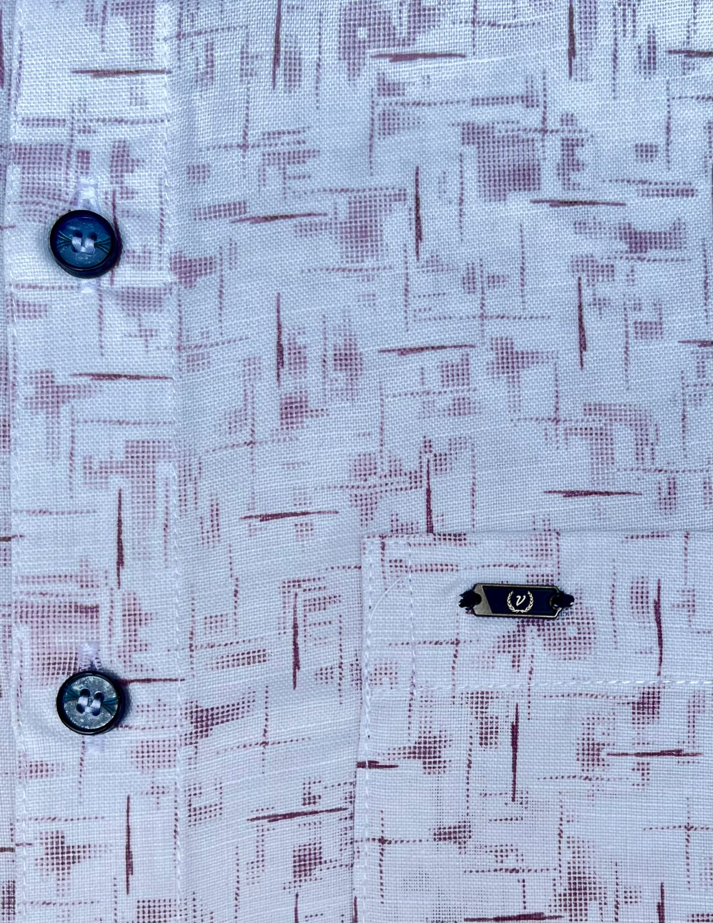 Poly-cotton Printed Shirt #11956
