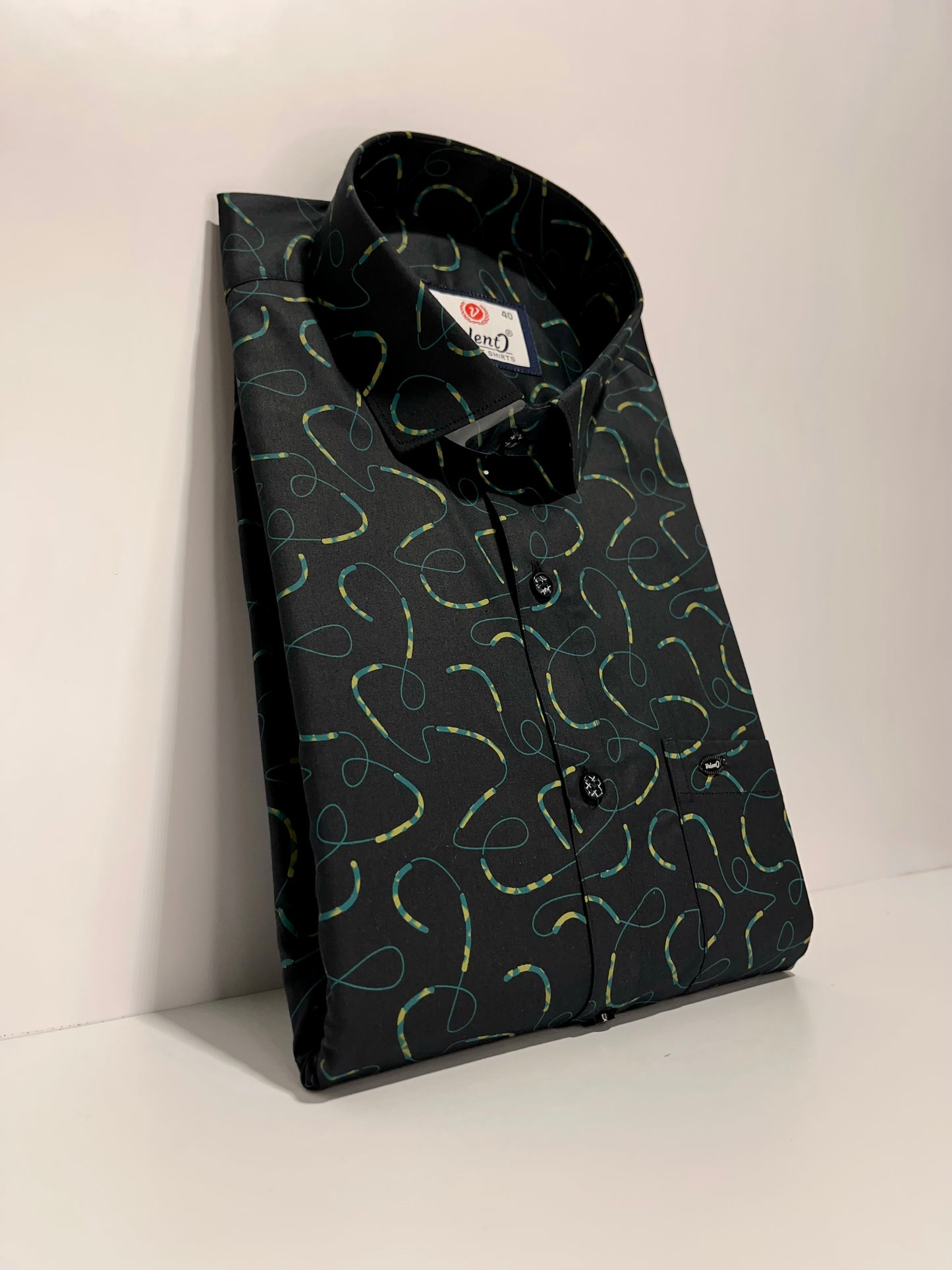 High Quality Satin Printed Shirt #11101