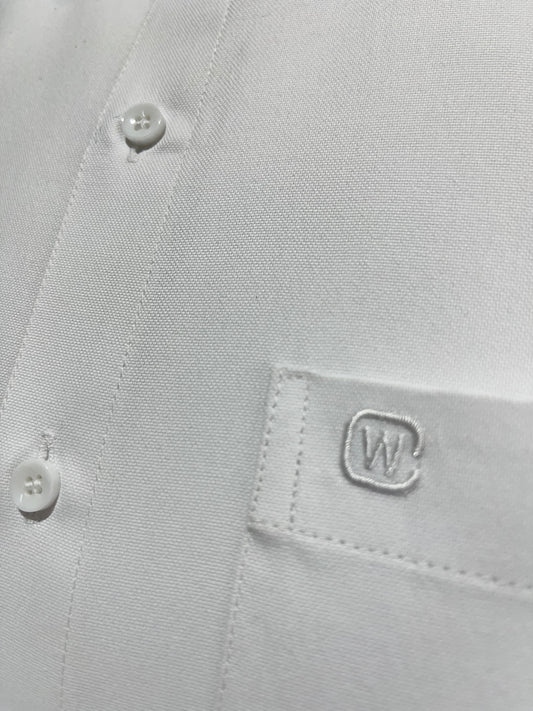 Pure White Cotton Shirt #31355