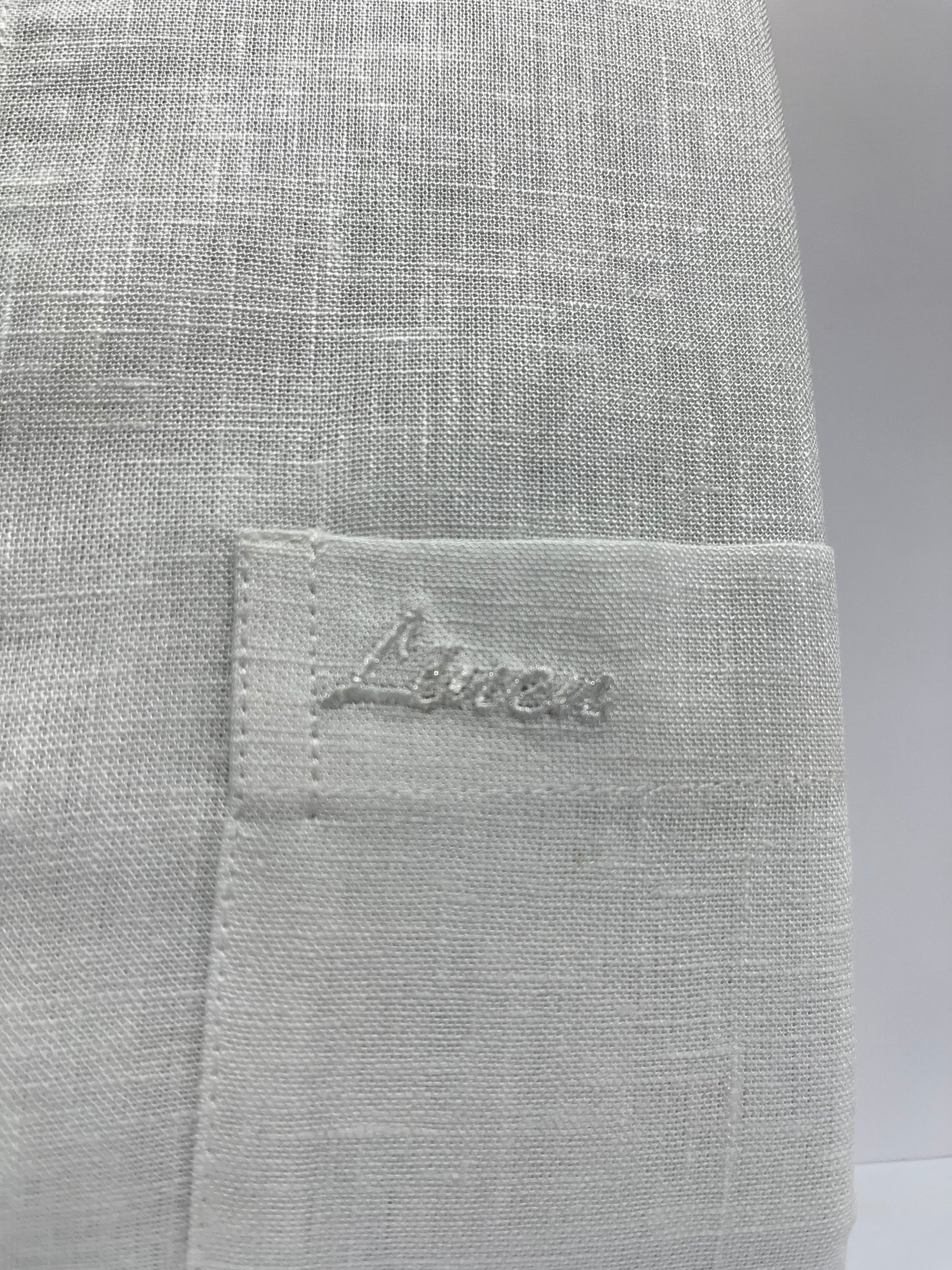 Pure White Linen Fabric Shirt #31900