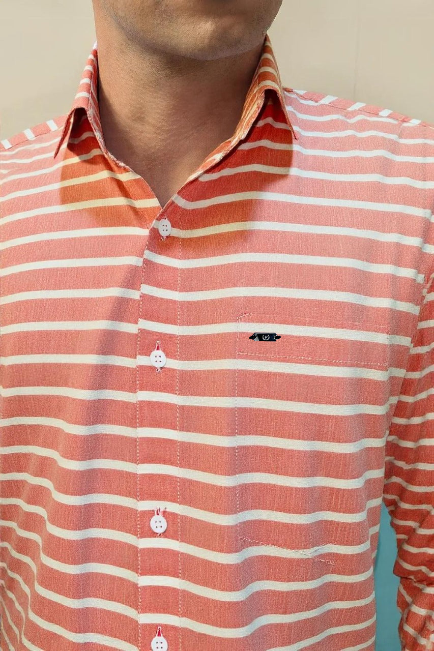 Cotton Striped Shirt #51430