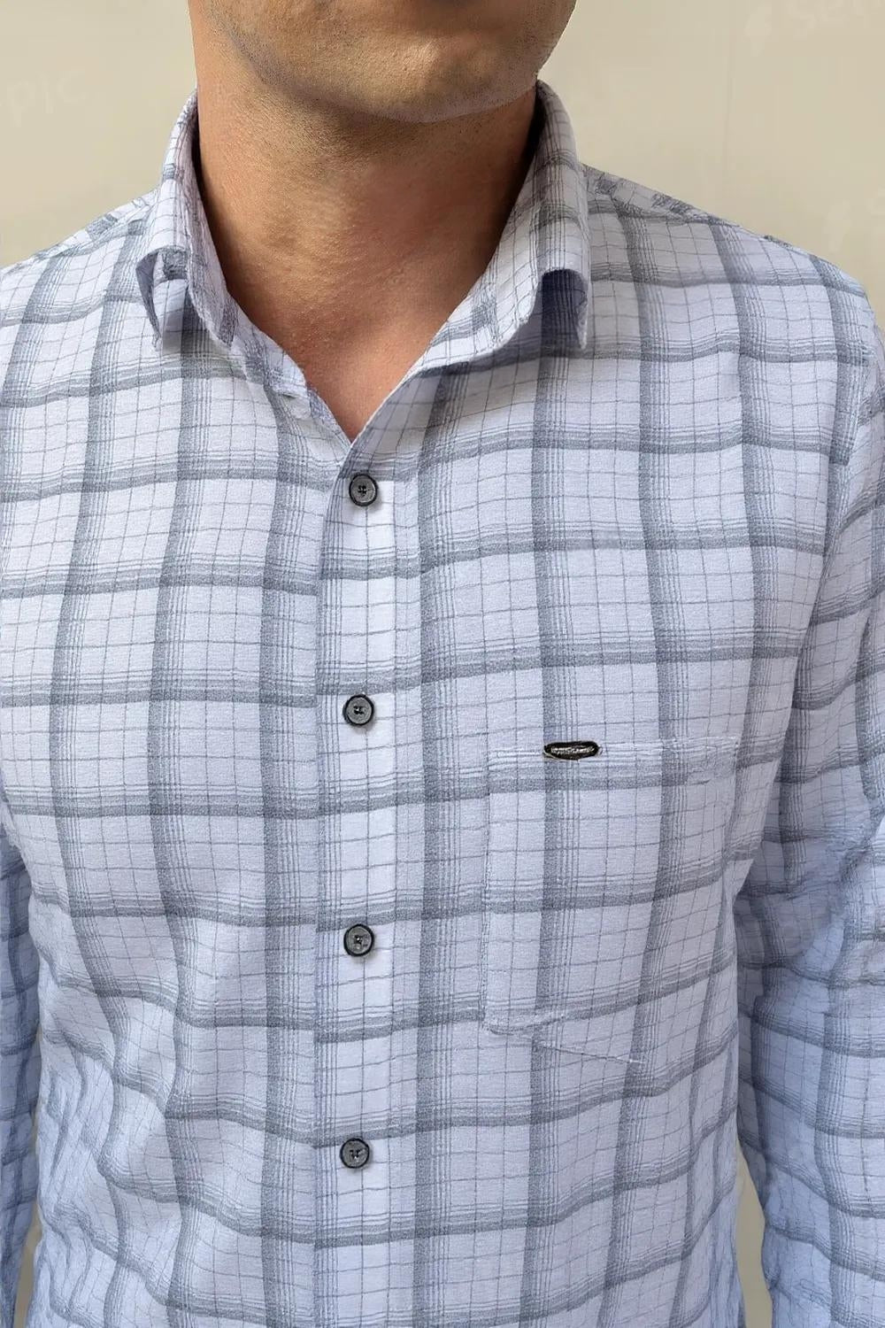 Poly-cotton Chex Shirt #41961