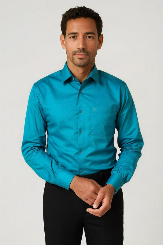 Cotton Summer Cool Plain Shirt #20955