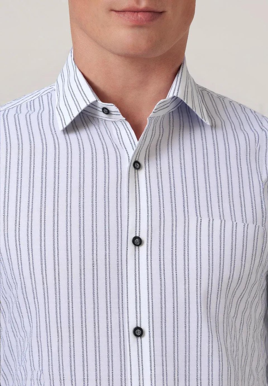 Cotton Striped Shirt #61923