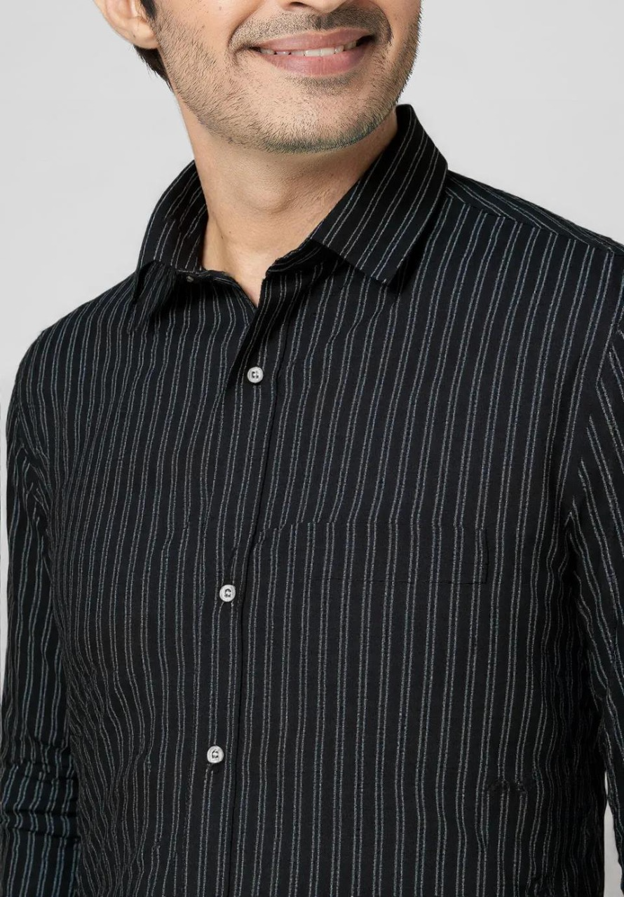 Cotton Striped Shirt #61923