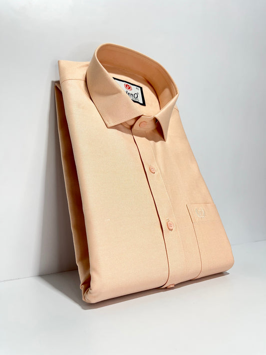 Solid Oxford Cotton Fabric Shirt #21355/3
