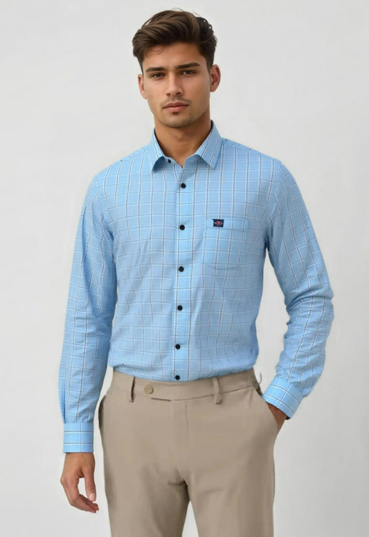 Poly-cotton Chex Shirt #41770