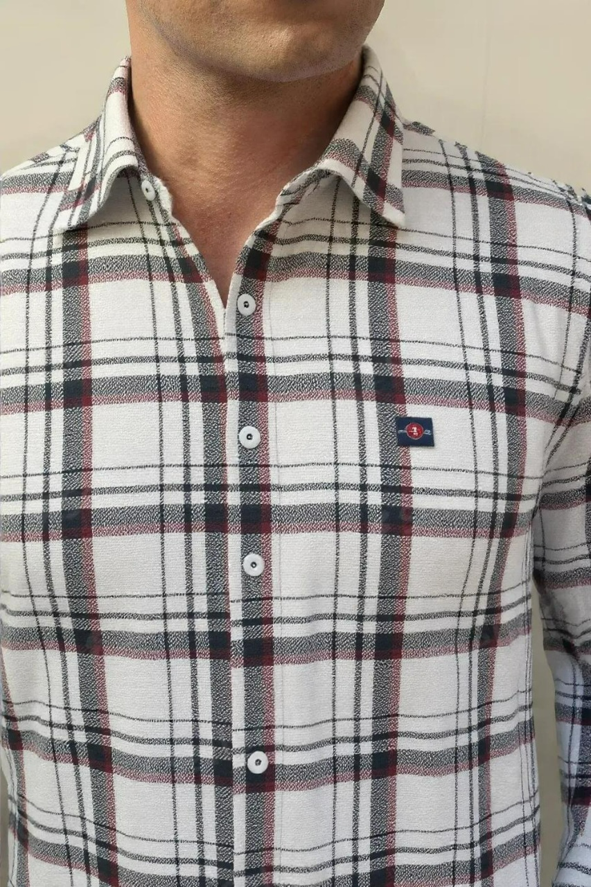 Jute Cotton Chex Shirt #41888
