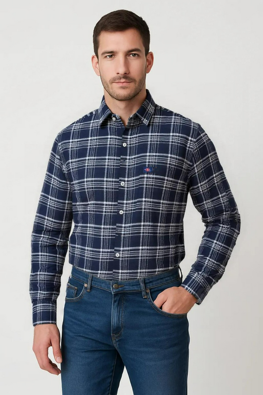 100% Cotton Chex Shirt #41924