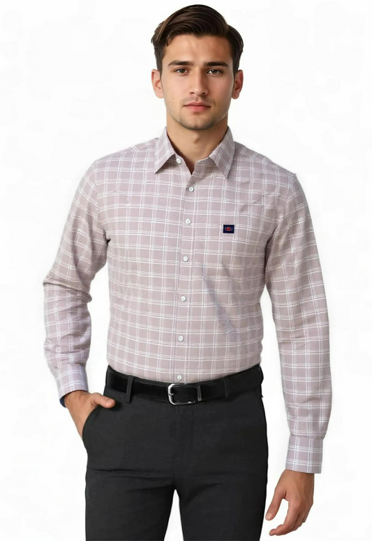 Poly-cotton Chex Shirt #41801