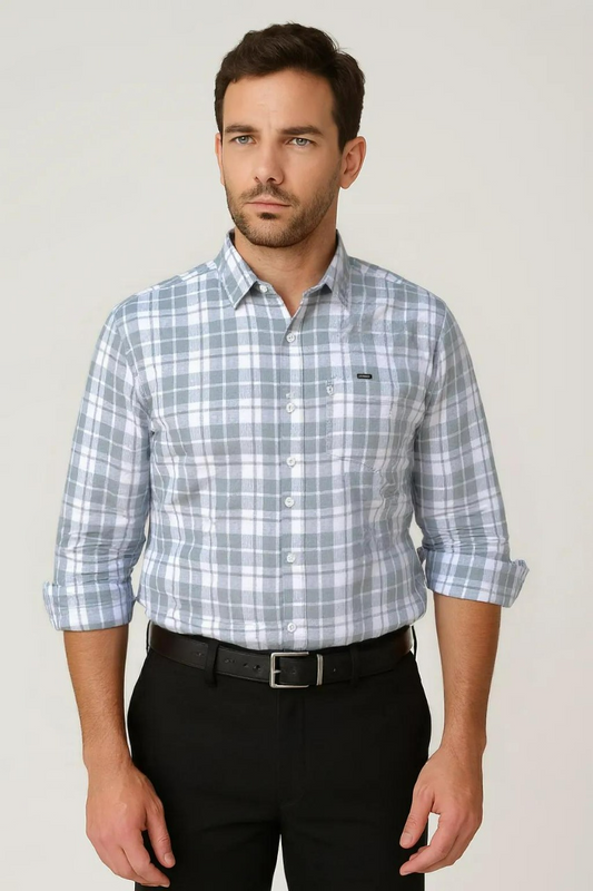 100% Cotton Chex Shirt #41968