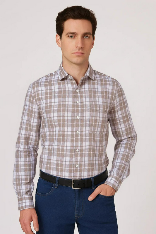 100% Cotton Chex Shirt #41968