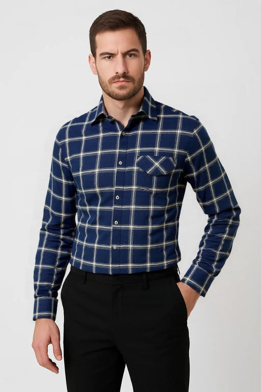 Poly Cotton Chex Shirt #41329