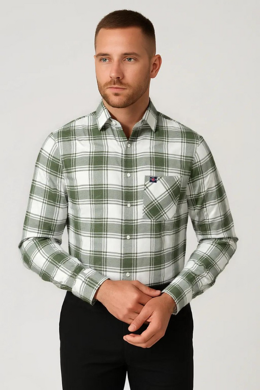 Cotton Chex Shirt #41279