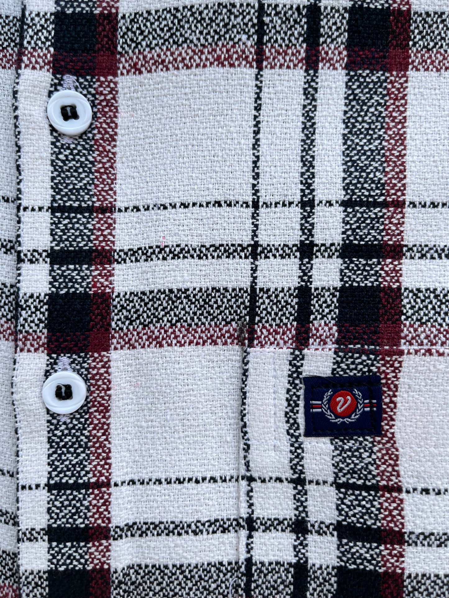 Jute Cotton Chex Shirt #41888