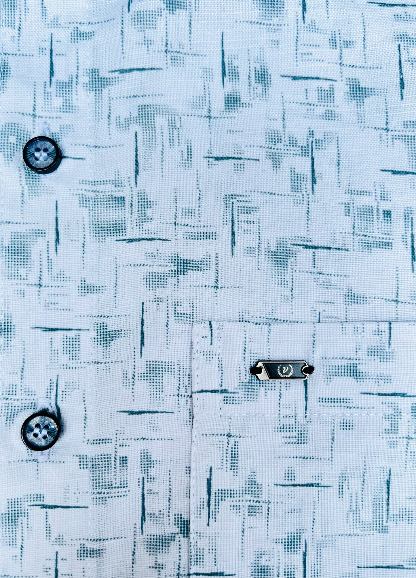 Poly-cotton Printed Shirt #11956