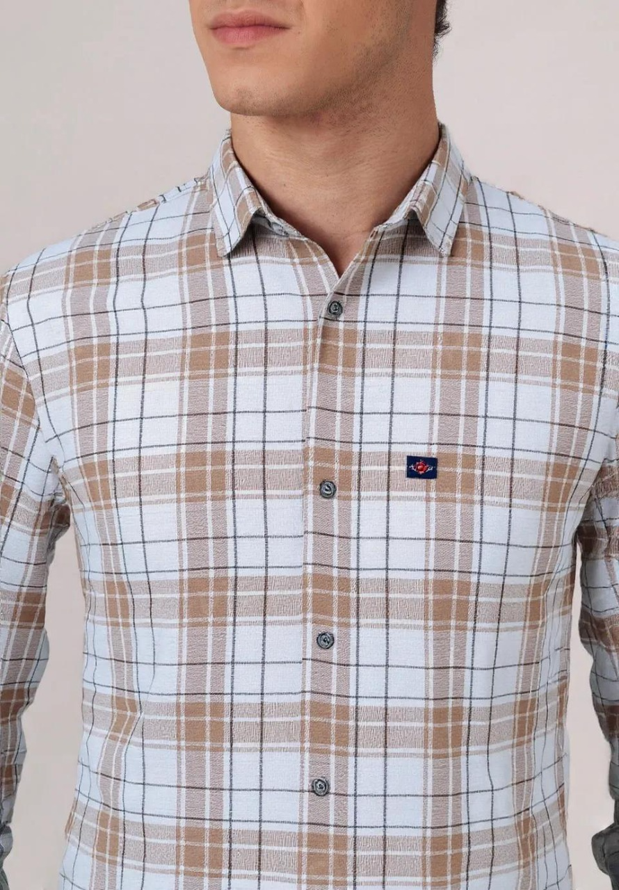 Cotton Chex Shirt #41973