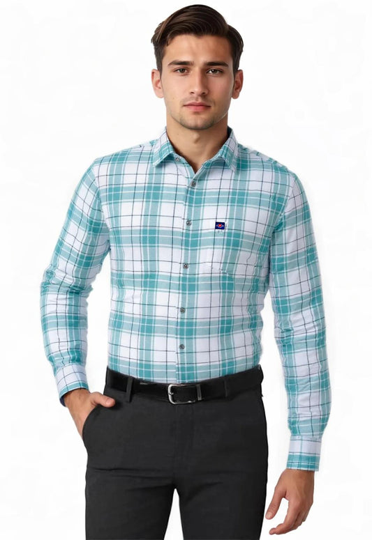 Cotton Chex Shirt #41973