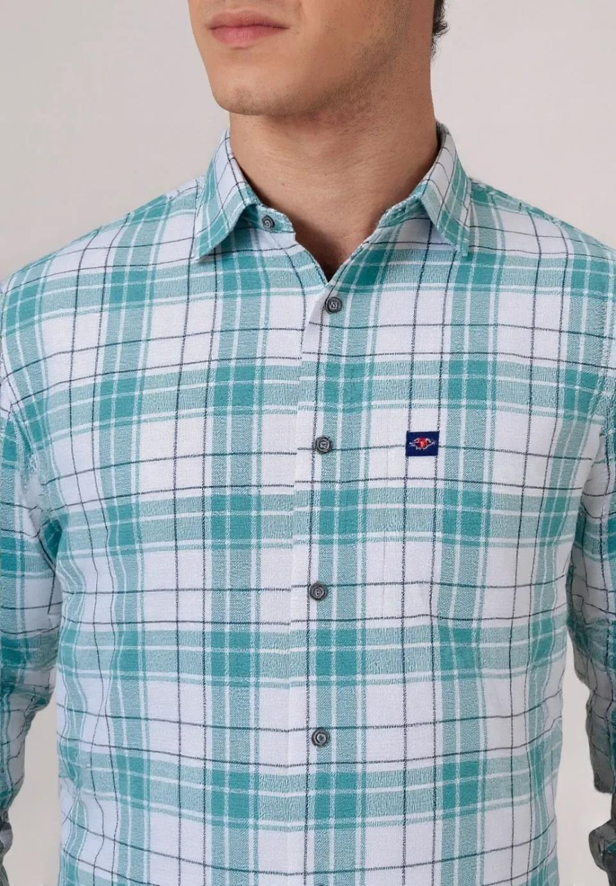 Cotton Chex Shirt #41973