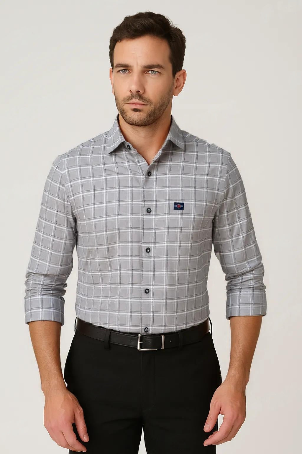 Poly Cotton Chex Shirt #41918