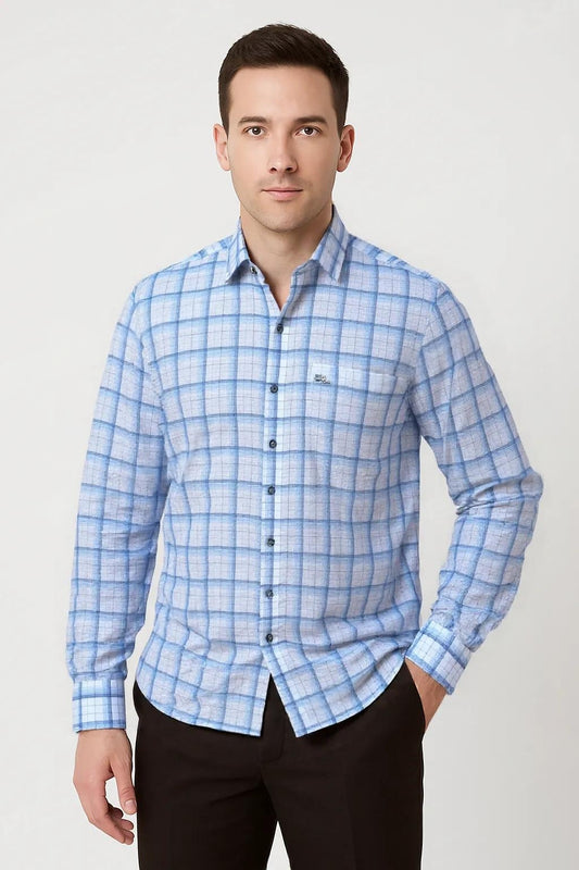 Poly-cotton Chex Shirt #41961